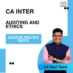 CA Inter | Auditing and Ethics | Booster Practice …